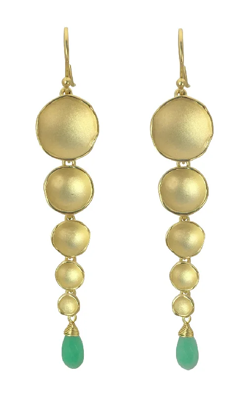 Waterproof Drop Earrings for Outdoor -Dishy Duster Earrings with Stones