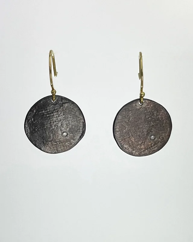 Tarnish Resistant Drop Earrings for Longevity -Sarah McGuire Myrtle Earrings with Diamonds