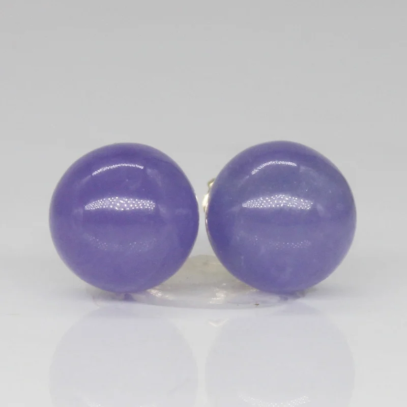 Lightweight Stud Earrings for All Day -Amethyst Stud Earrings | 7.00ctw |