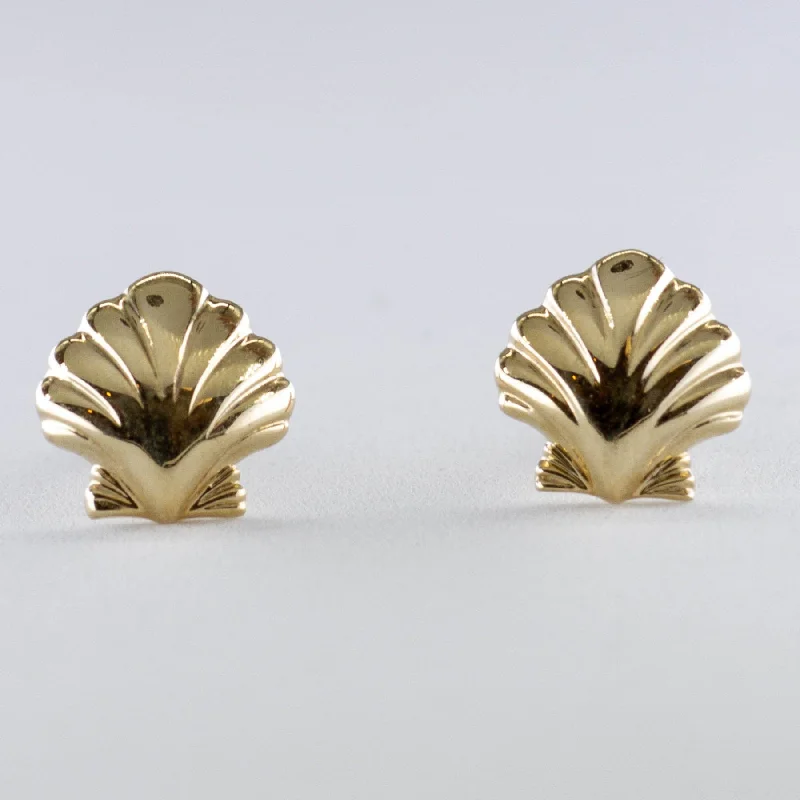 Small Stud Earrings for Delicate -'100 Ways' Seashell Stud Earrings |