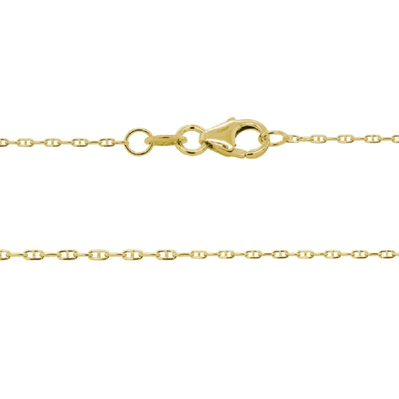 Elegant necklaces and pendants with onyx stones for a sleek, polished look-14k Gold Anchor Chain, 18"