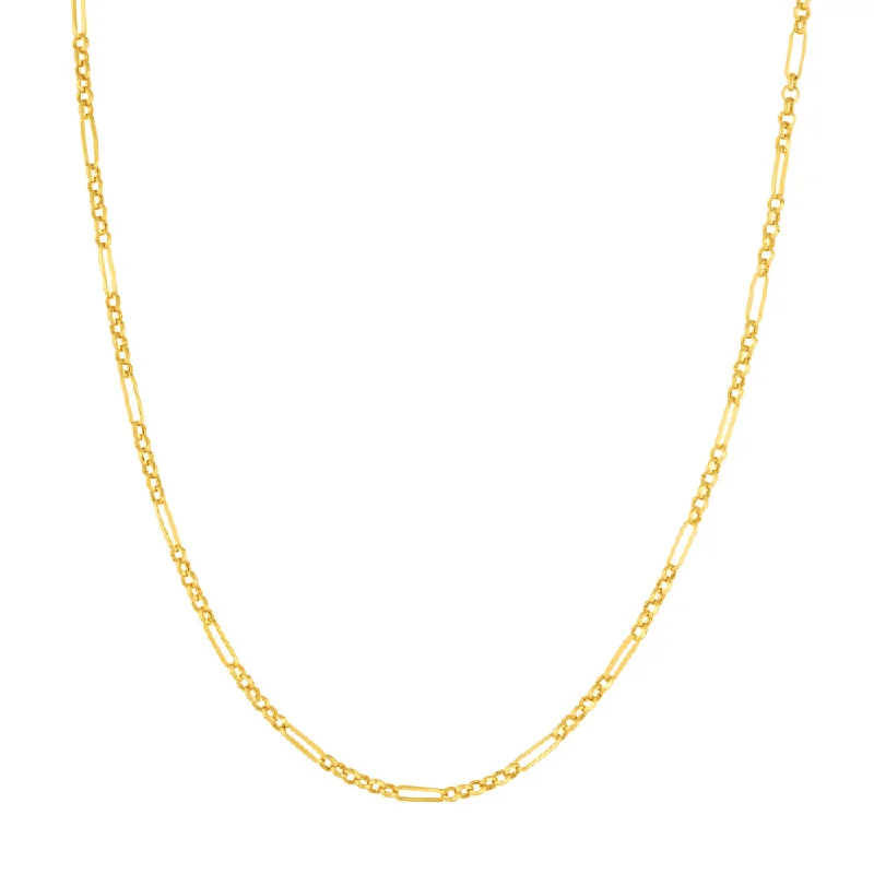 Best necklaces and pendants with cross pendants for a spiritual, meaningful symbol-14k Gold Hollow Rolo Chain Necklace