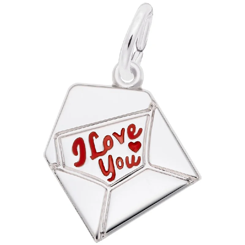 Personalized necklaces and pendants with name engravings for a custom touch-Sterling Silver Love Letter Engravable