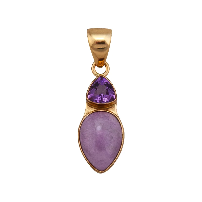 Best necklaces and pendants with vintage coin pendants for a unique accessory-Alchemia Amethyst and Phosphosiderite Pendant