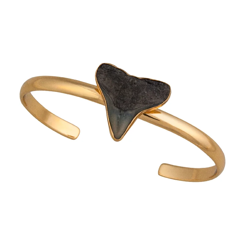 Best necklaces and pendants with opal and gold for a vibrant, luxurious contrast-Alchemia Fossil Shark Tooth Mini Cuff