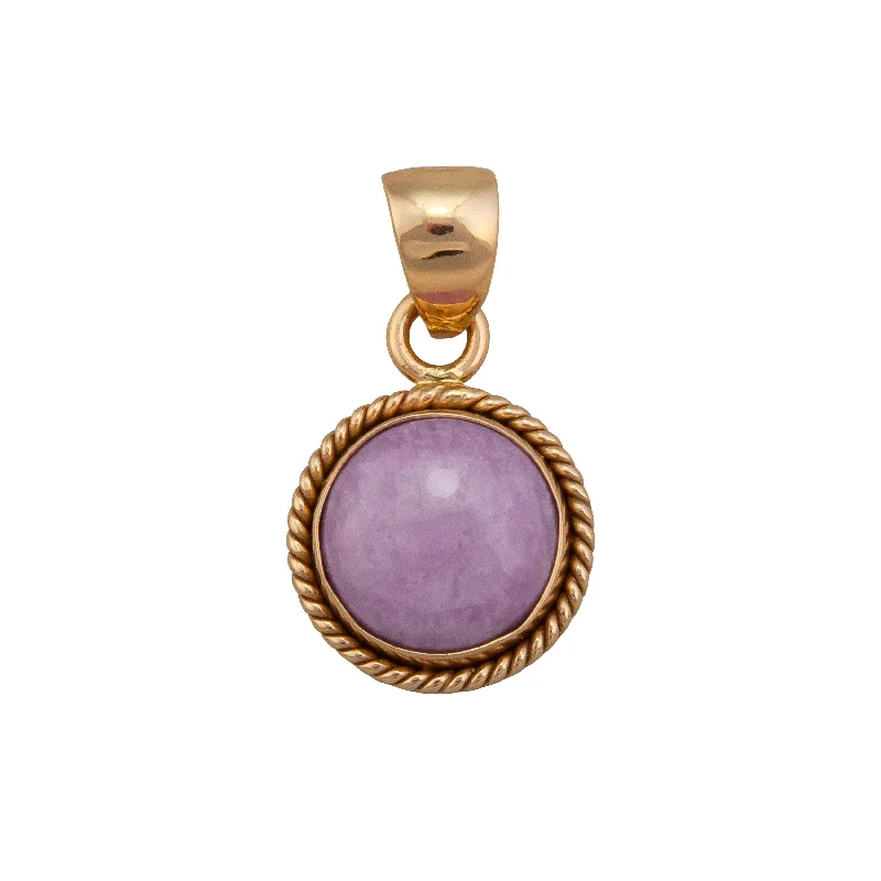 Necklaces and pendants with celestial starburst designs for a radiant look-Alchemia Phosphosiderite Round Rope Pendant