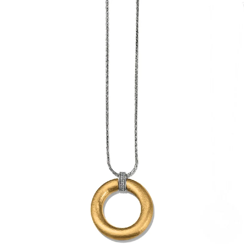 Best necklaces and pendants with rose gold for a warm and romantic appeal-Brighton Meridian Geo Pendant Necklace