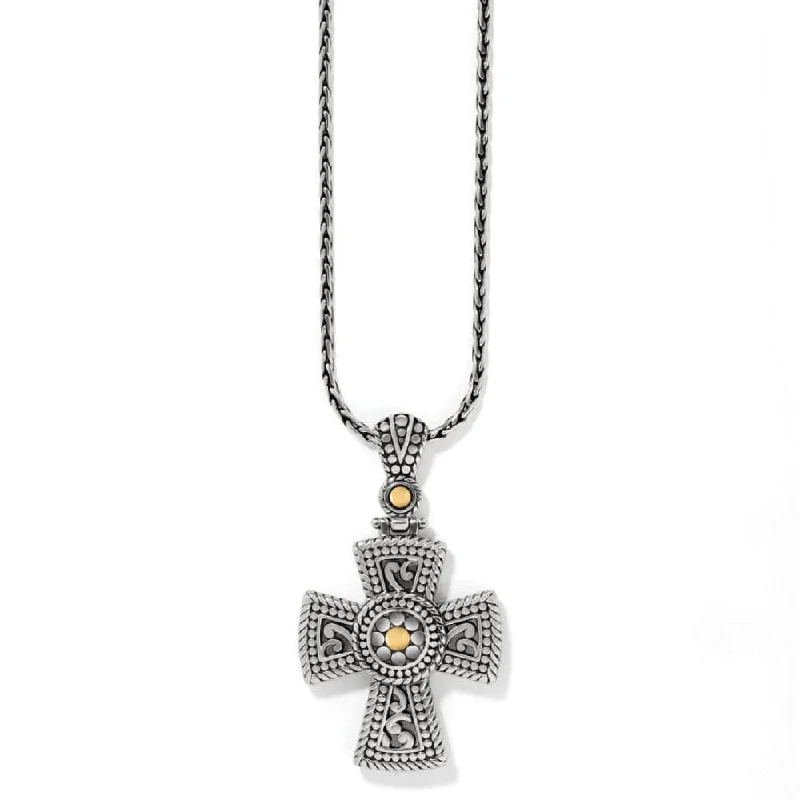 Best necklaces and pendants for everyday wear with minimalist designs-Brighton Temple Cross Necklace