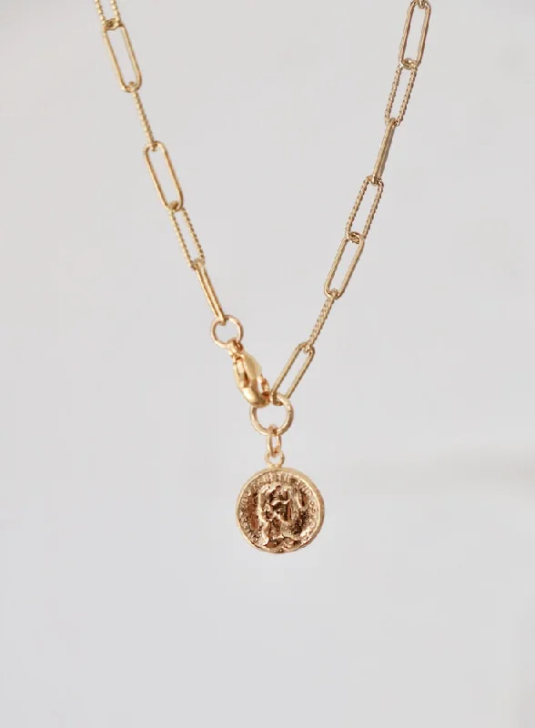 Best necklaces and pendants with matching earrings for a coordinated, elegant look-LORA COIN NECKLACE