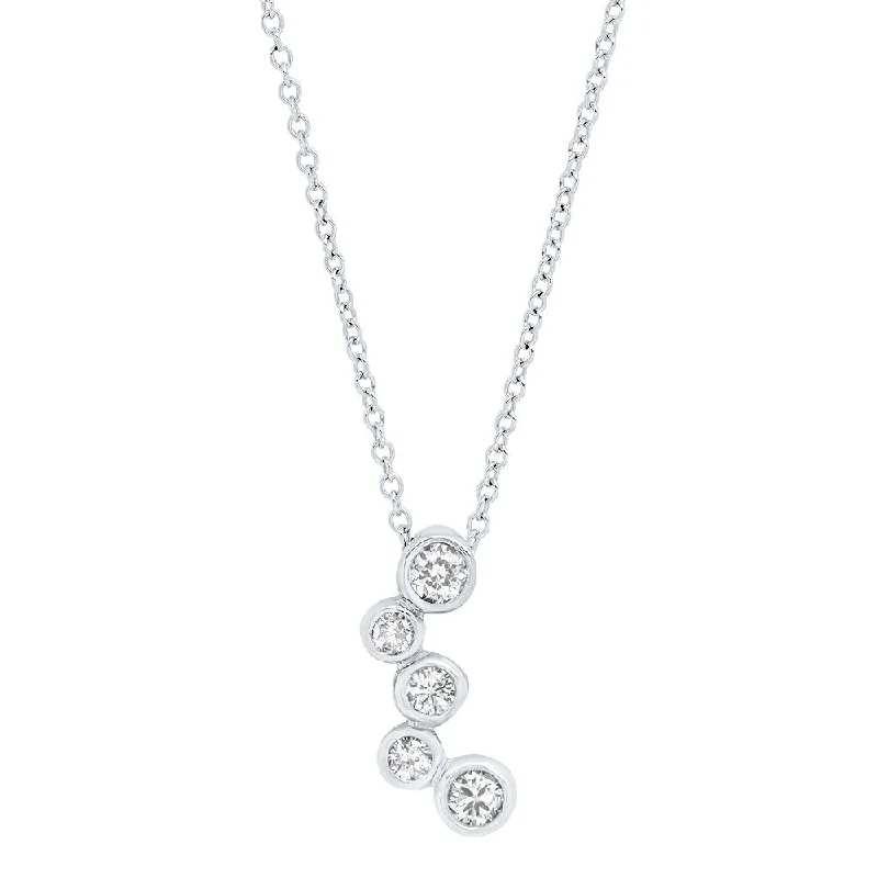 Stunning necklaces and pendants with birthstone pendants for a personal touch-Diamond Journey Necklace Pendant