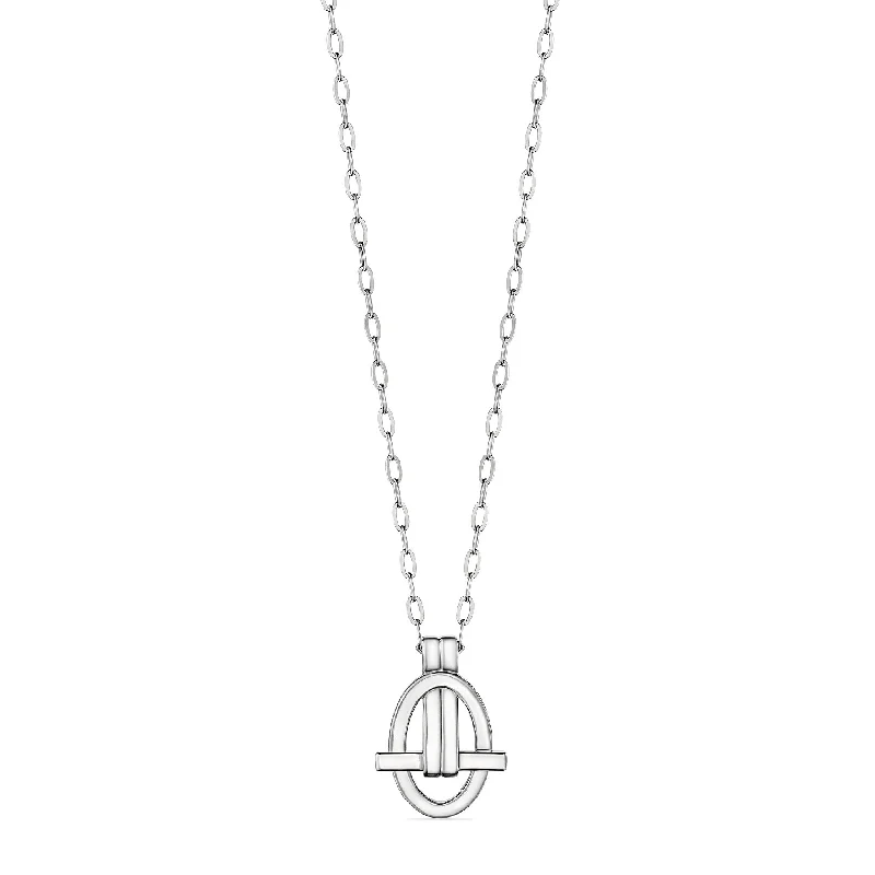 Stylish necklaces and pendants with diamonds for a glamorous and elegant look-Eternity Long Love Knot Pendant Necklace