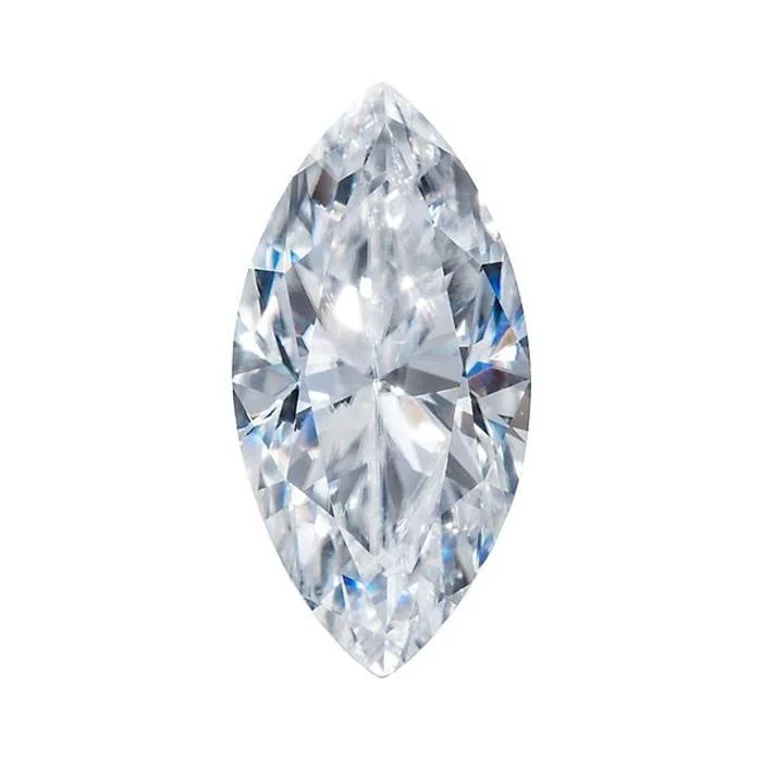 Unique necklaces and pendants with gemstones for a colorful and vibrant statement-Harro Gem Marquise Moissanite