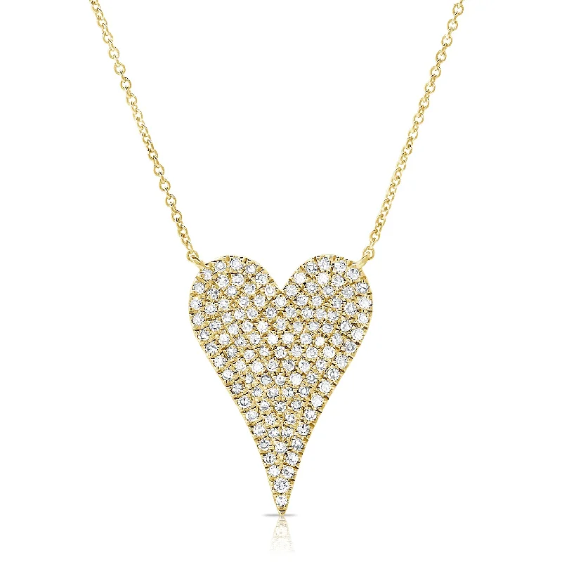 Necklaces and pendants with geometric pendants for a clean, contemporary design-Heart-shaped Pendant