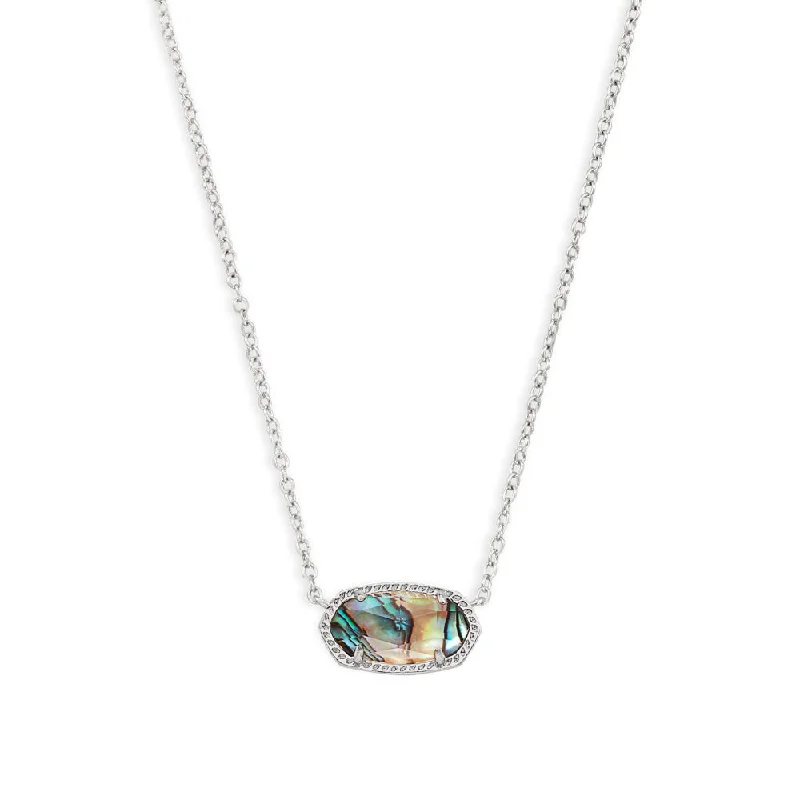 Best necklaces and pendants with rose gold for a warm and romantic appeal-Kendra Scott Elisa Pendant Necklace in Abalone Shell