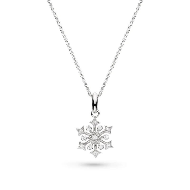 Best necklaces and pendants with matching earrings for a coordinated, elegant look-Kit Heath Cèleste Astoria Snow Pavè Necklace