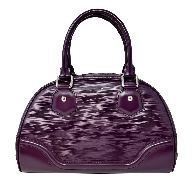 Best necklaces and pendants with oval pendants for a classic, elegant shape-Louis Vuitton Epi Cassis Bowling Bag