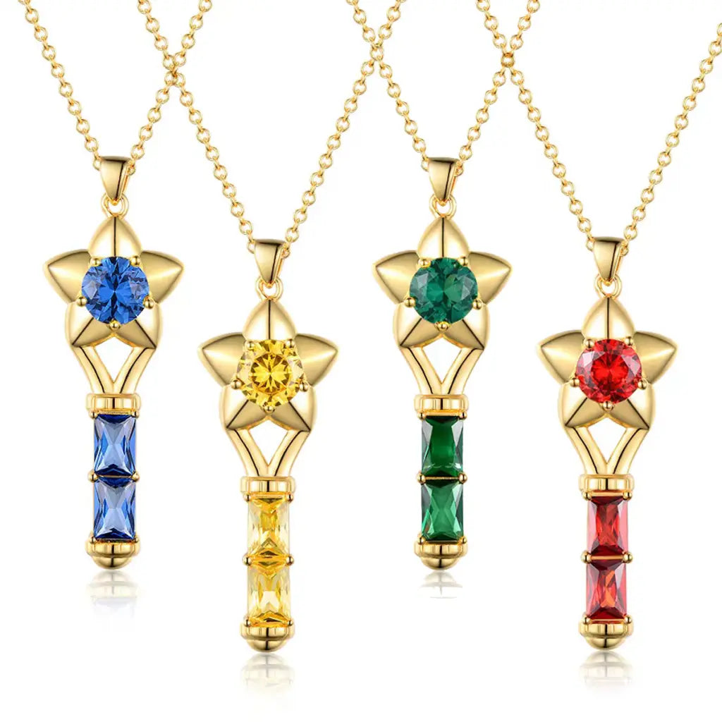 Best necklaces and pendants with opal gemstones for an iridescent glow-Magical Scout Wand