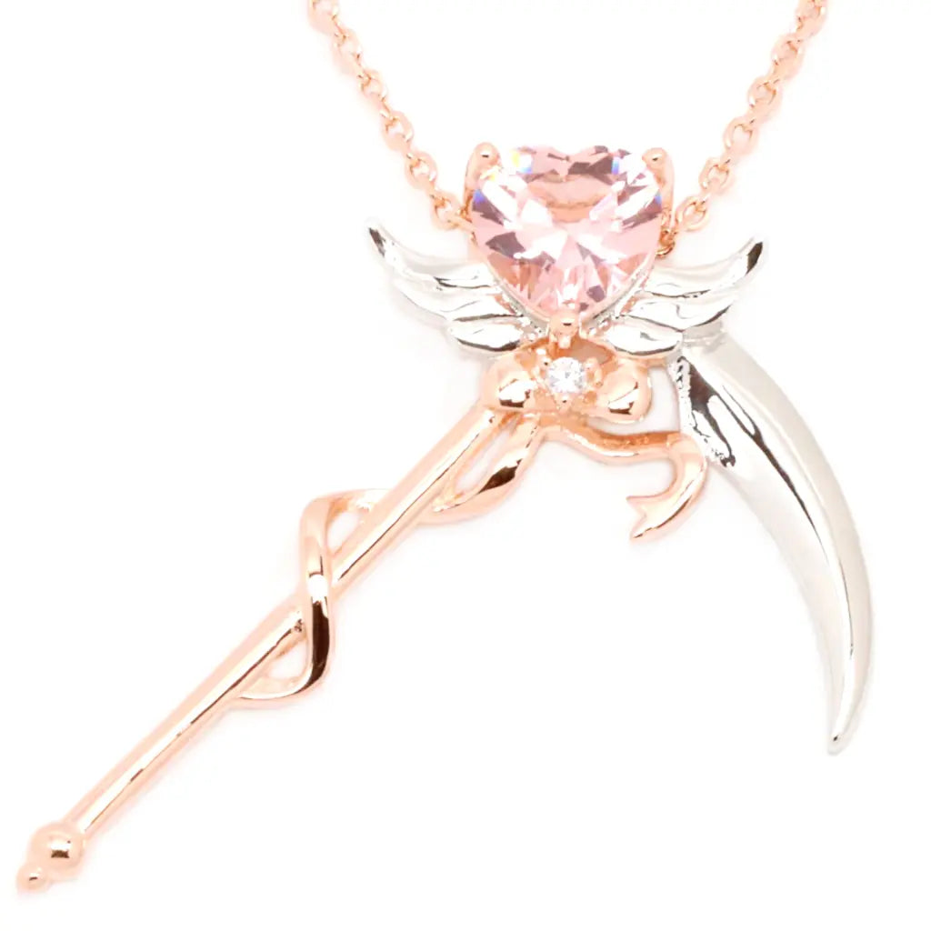 Necklaces and pendants with pearls for a classic and sophisticated touch-Magical Scythe Pendant