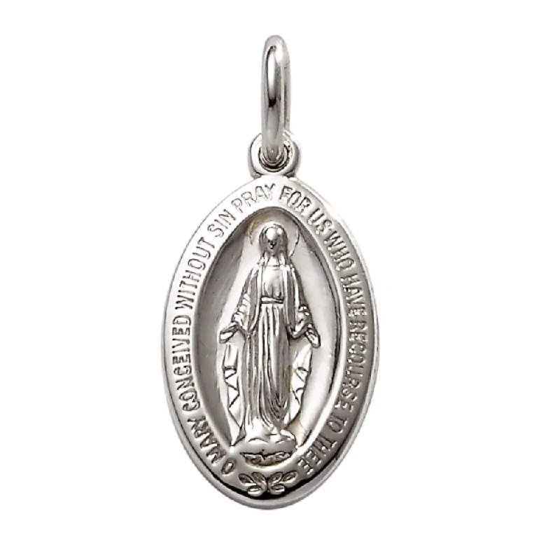 Best necklaces and pendants with adjustable chains for a customizable fit-Sterling Silver Miraculous Medal