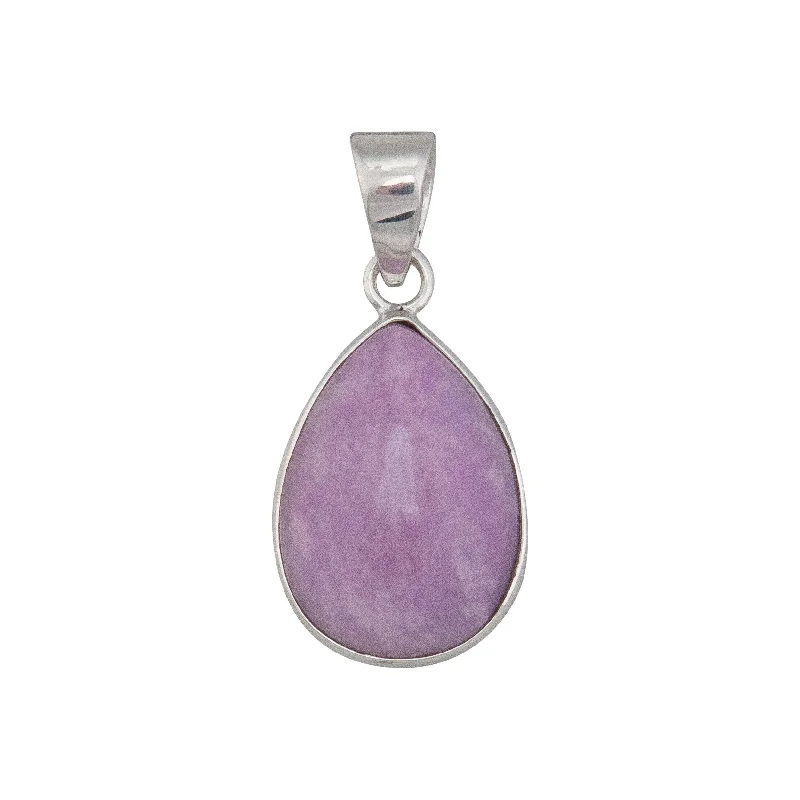 Best necklaces and pendants with intricate beadwork for a bohemian-inspired look-Sterling Silver Phosphosiderite Teardrop Pendant